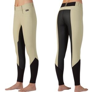 Kerrits Griptek II Fullseat Breach Pants in Sand Sz L Equestrian Horse Riding